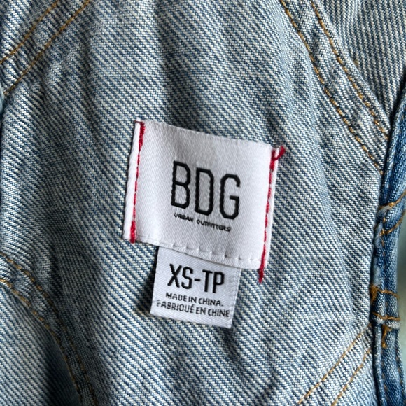 BDG Ripped Denim Overalls - Picture 3 of 10
